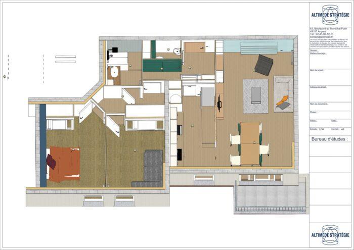 plan 2D appartement